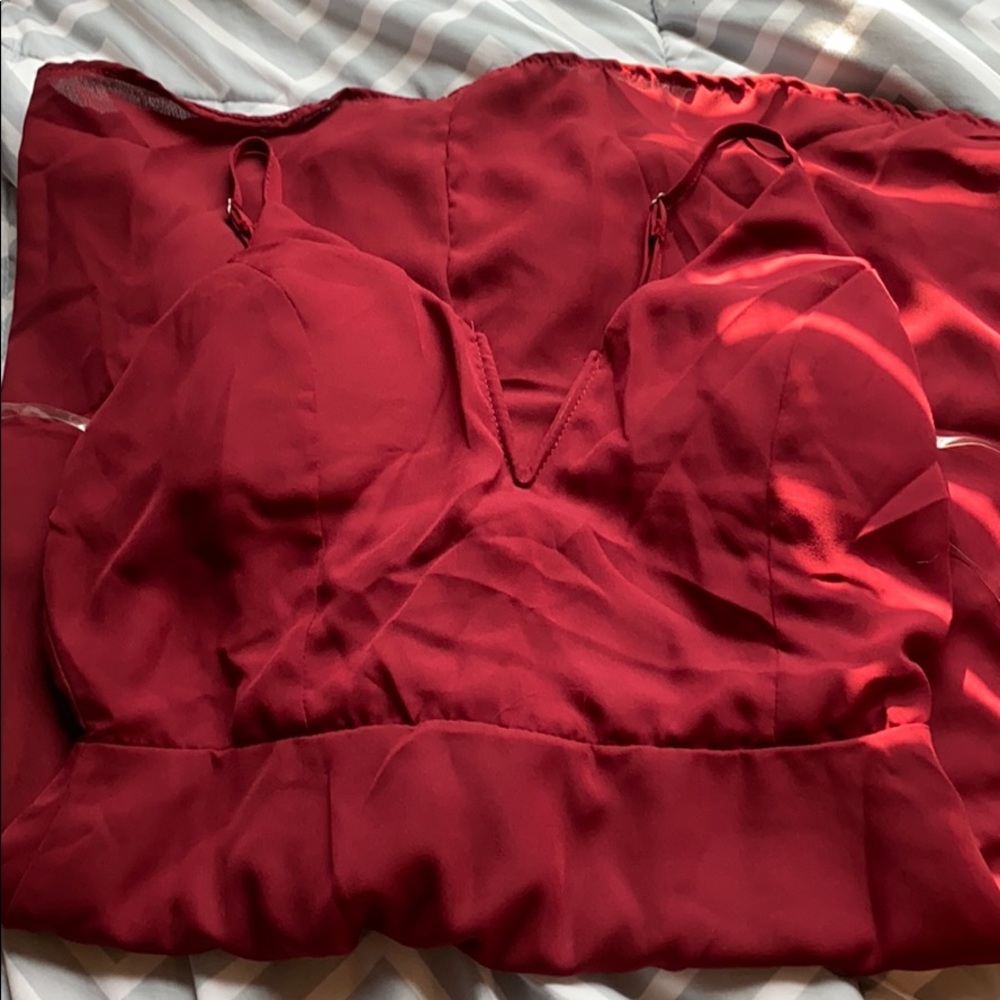 Red dress